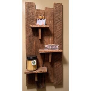 Rustic Whatnot Three Tier Shelf Woodworking